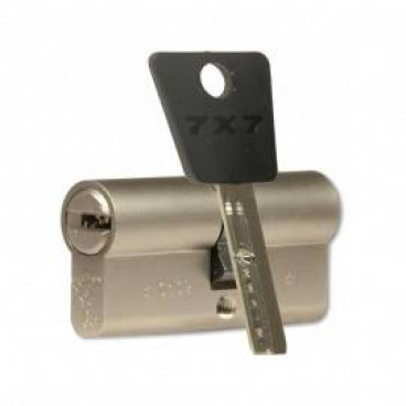Цилиндровый механизм Mul-T-Lock Cylinder 7x7 80mm (40x40) (никель)